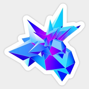 Blue Magic Crystal Sticker